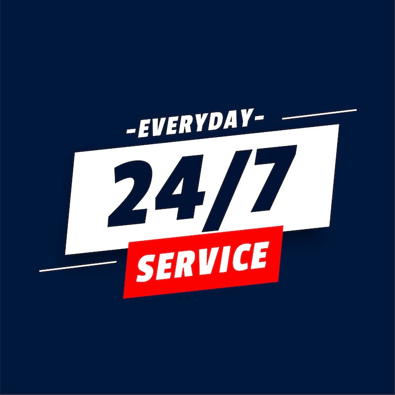 24 hour service