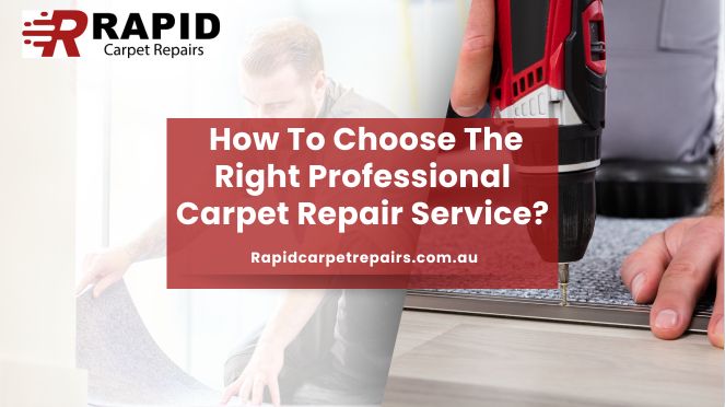 How To Choose The Right Professional Carpet Repair Service?