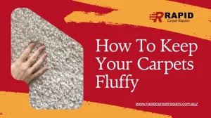 How to keep your carpets fluffy