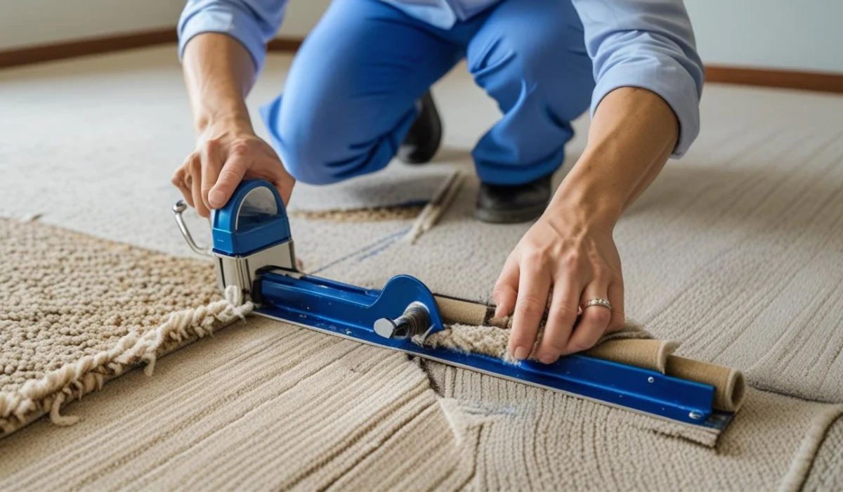 Carpet Repairing and Restretching by professional