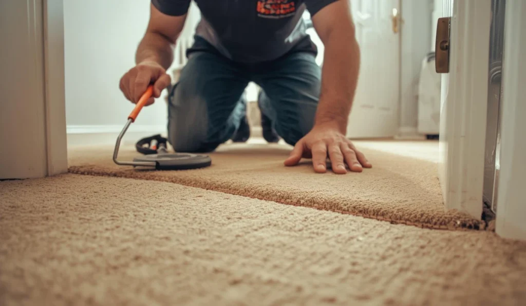 Fix Carpet Torn at Doorways