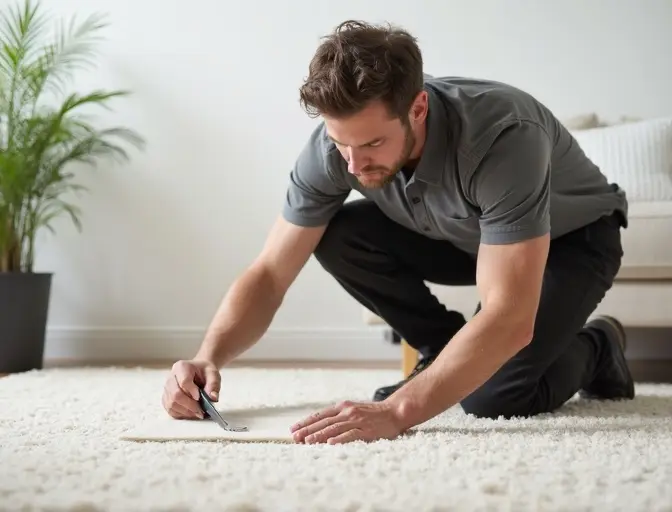Professional carpet patch repair service