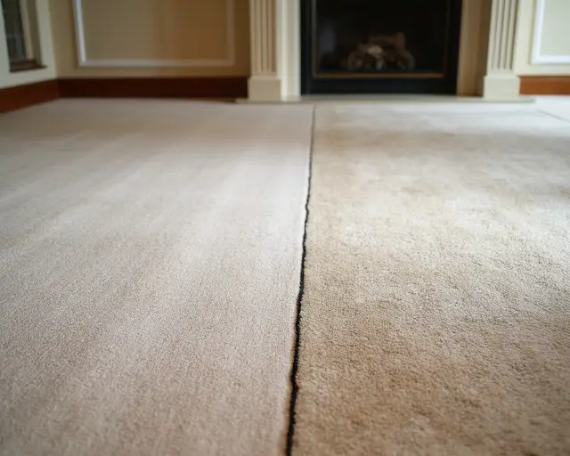 Complete carpet restoration results